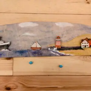 wandplaat zeilbootje