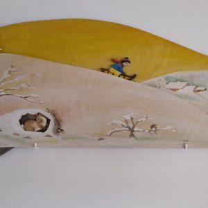 wandplaat sneeuwlandschap